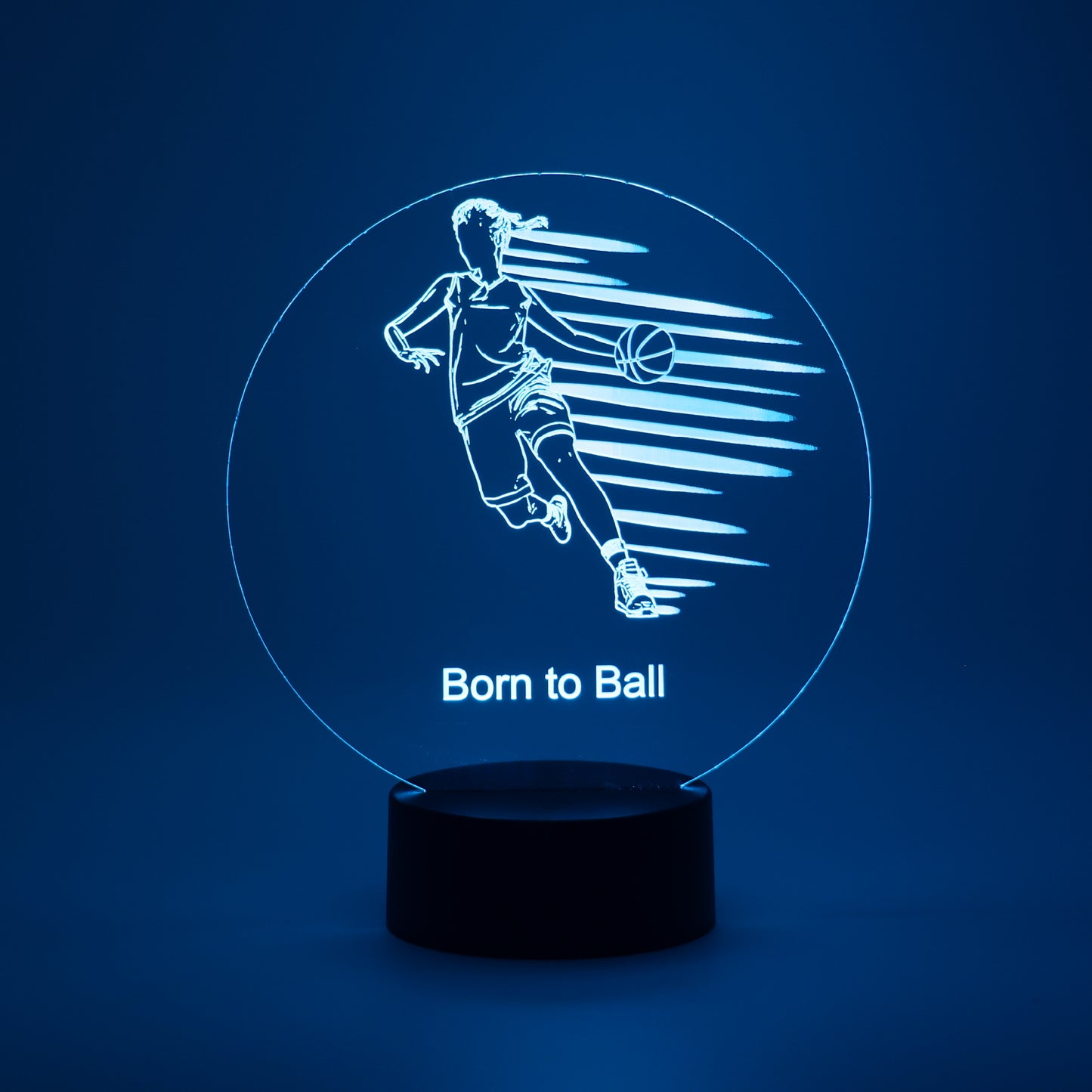 mr.BriteSign Basketball Dribbling Girl