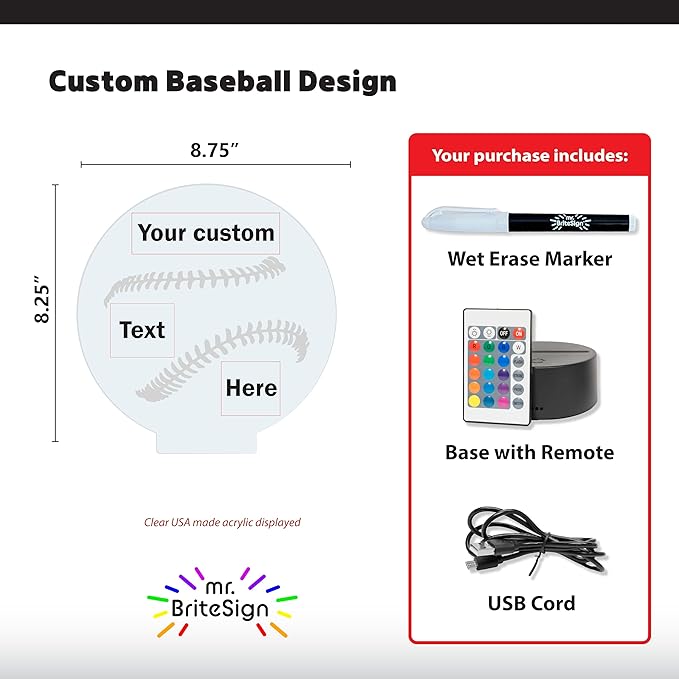 mr. BriteSign Baseball #2