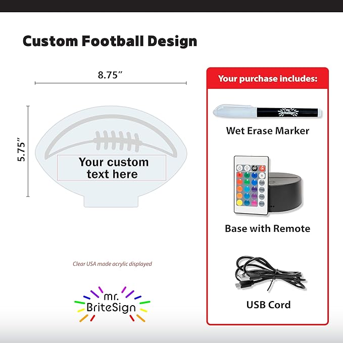 mr.BriteSign Football #1