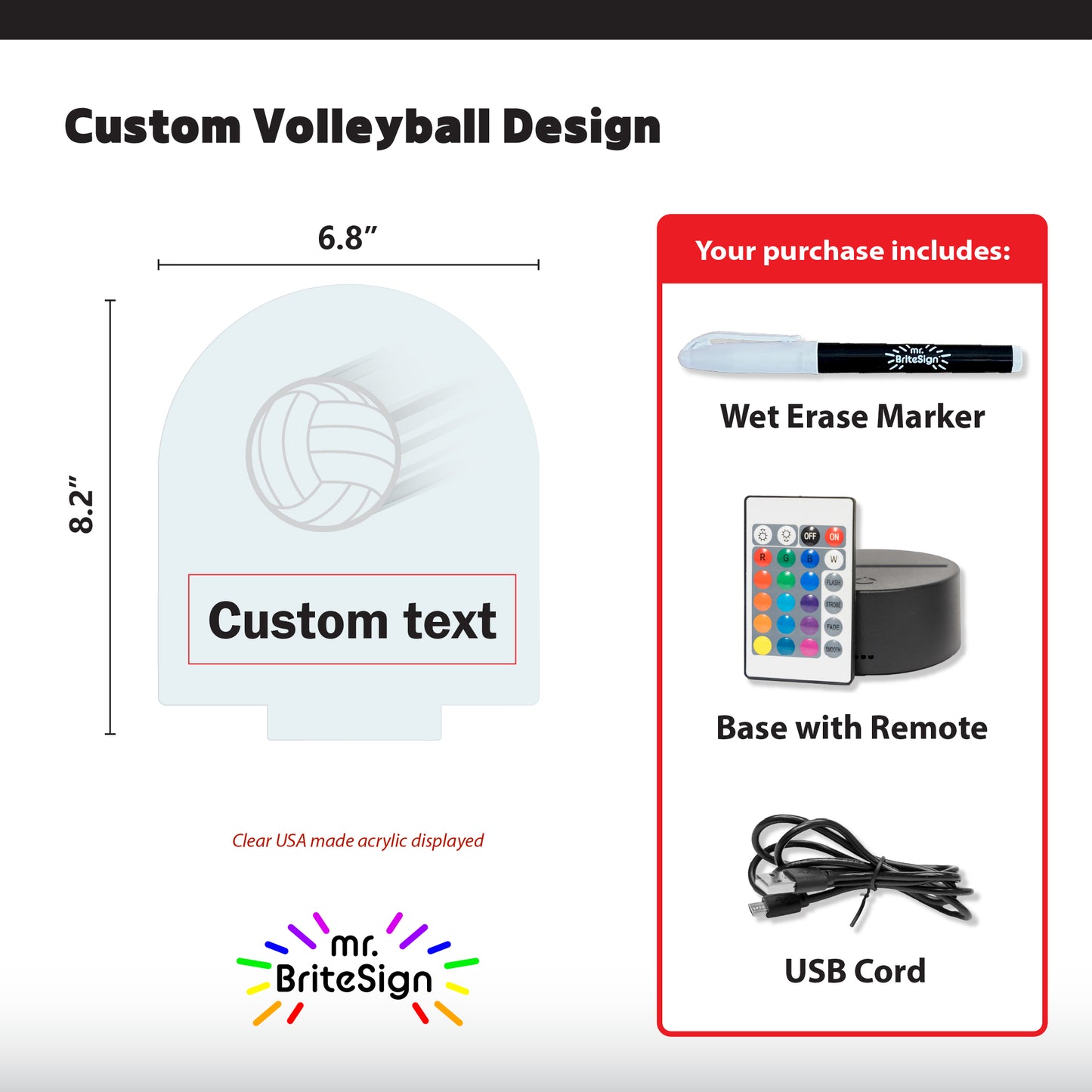 mr.BriteSign Volleyball in Motion