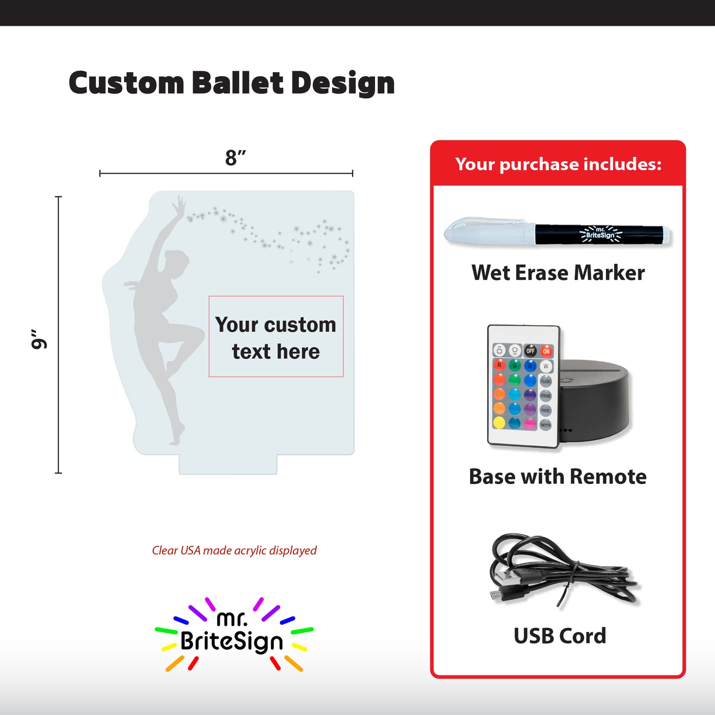 mr. BriteSign Lyrical Ballet