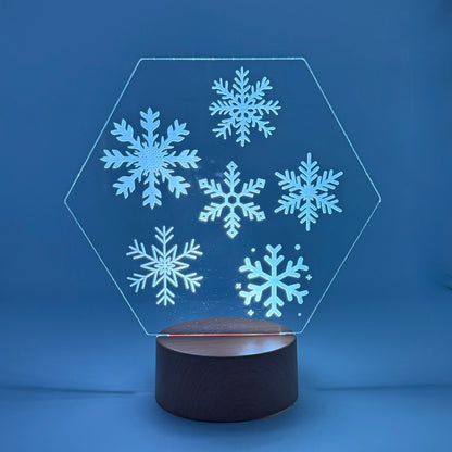 mr.BriteSign -Frosted Flurry Snowflake Sign