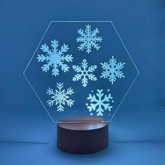 mr.BriteSign -Frosted Flurry Snowflake Sign