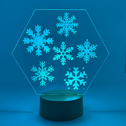 mr.BriteSign -Frosted Flurry Snowflake Sign