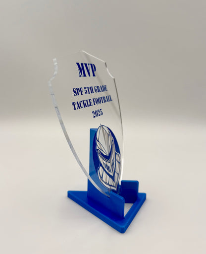 Scotch Plains-Fanwood Raiders Custom Acrylic Mini Plaque
