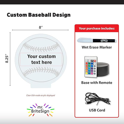 mr.BriteSign Baseball #1