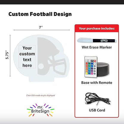 mr.BriteSign Football #2 - Helmet